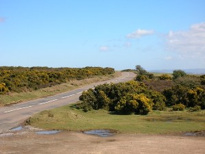 A39 at the top of Porlock Hill