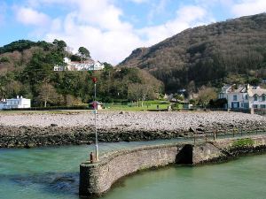 Lynmouth Harbour wall