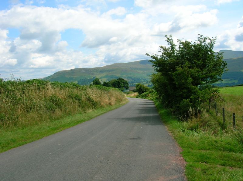 View from the Visitors Centre Access Road towards Pen-y-Fan