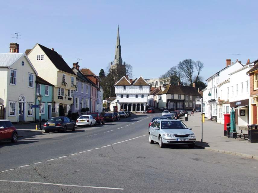B184 - Thaxted Town Centre.  This photo (c) Barry Samuels
