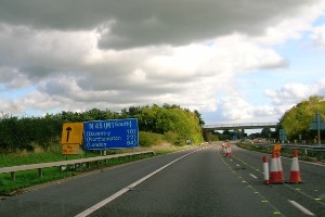 M45 Roadworks