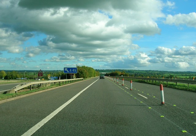 M45 Roadworks